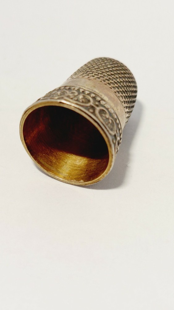 Vintage Sterling Silver 925 thimble Hallmarked