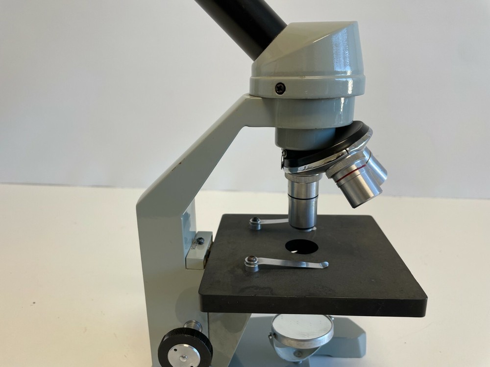 Vintage SPI 1848 Microscope w/ Eyepiece and Objectives