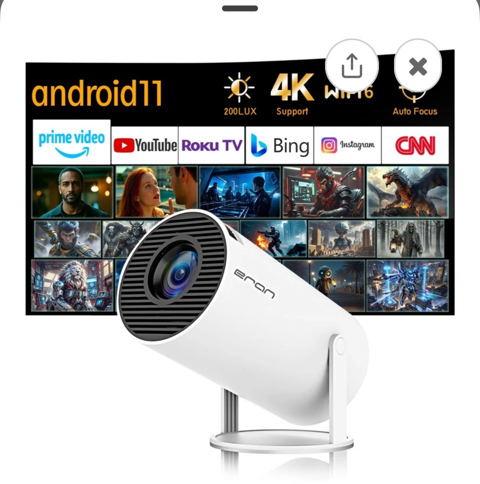 Ear and Ear Movie Projector