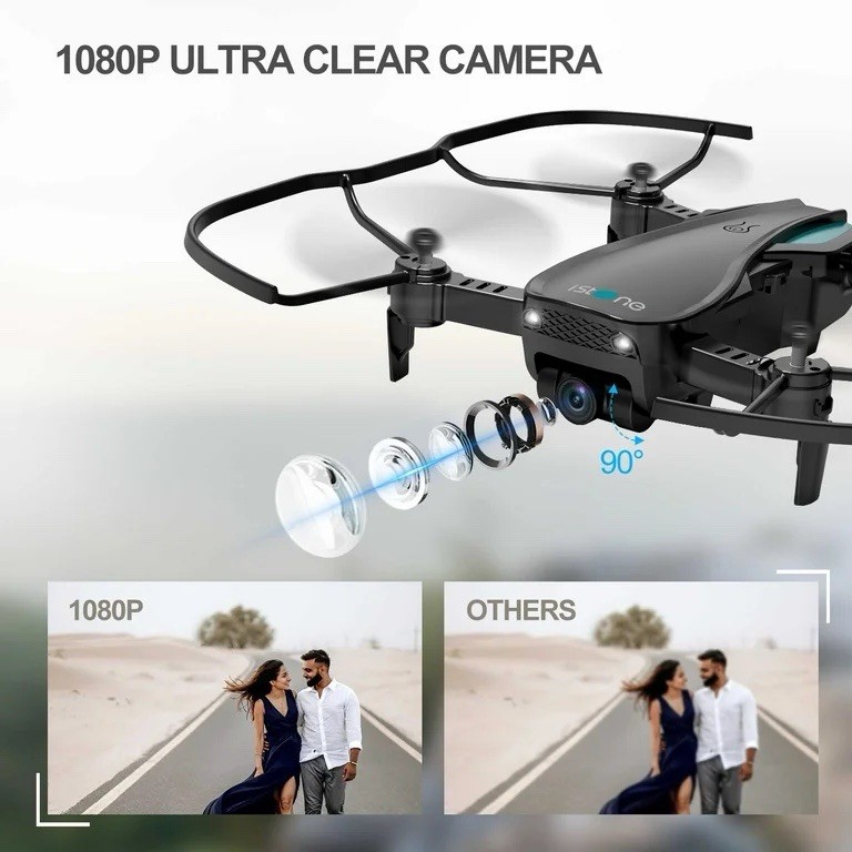 HR H11 Remote Control Drone Black Folding HD Camera 2.4GHz FPV Auto Return Home
