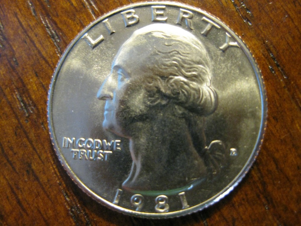 1981 D Washington Quarter Dollar Gem BU!