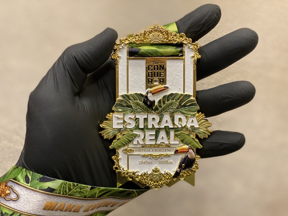 Medal - The Conqueror ESTRADA REAL Virtual Challenge 1049 mi/ 1688km