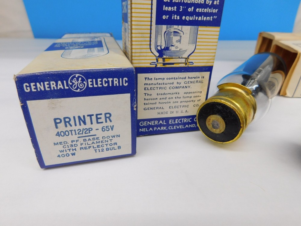 2pcs GE 400T12/2P Printer Lamp Bulb