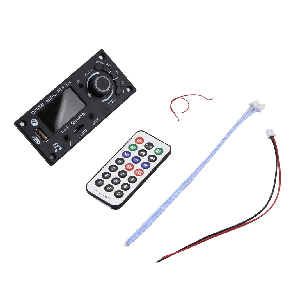 DC7-25V MP3 Decoder Board 2*50W Bluetooth Amplifier Car Audio Player FM Radio
