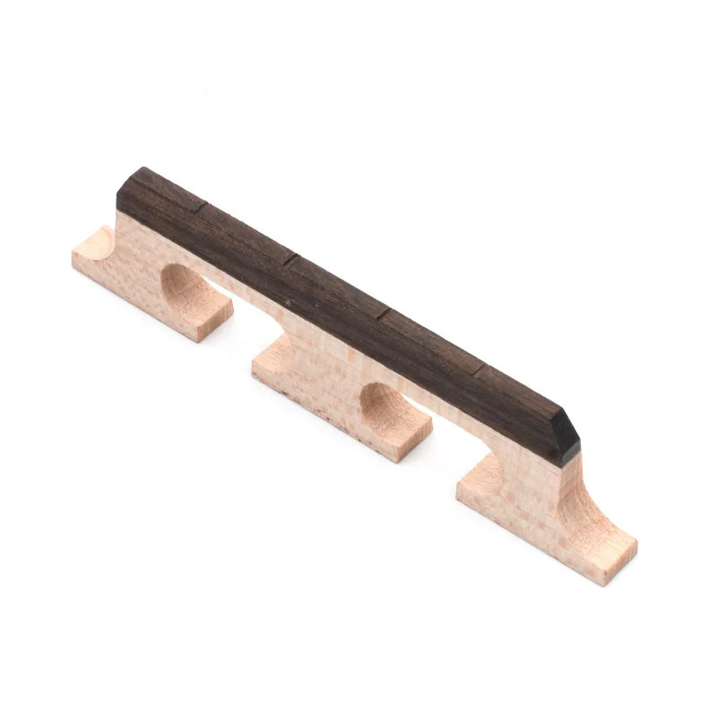 Banjo Bridge Maple Ebony 3 Footed Banjo Bridge for 4 5 6-string Banjos