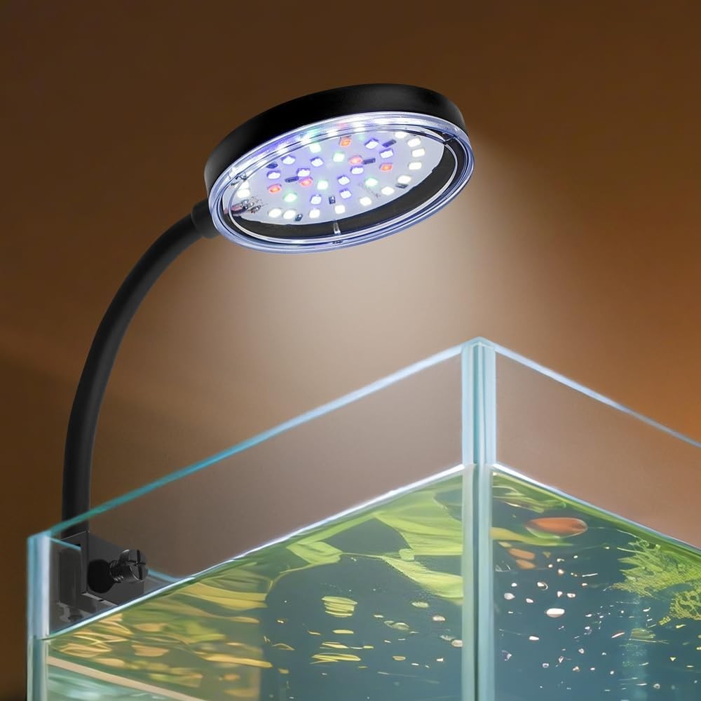Clip-On LED Aquarium Light Full Spectrum USB Dimmable