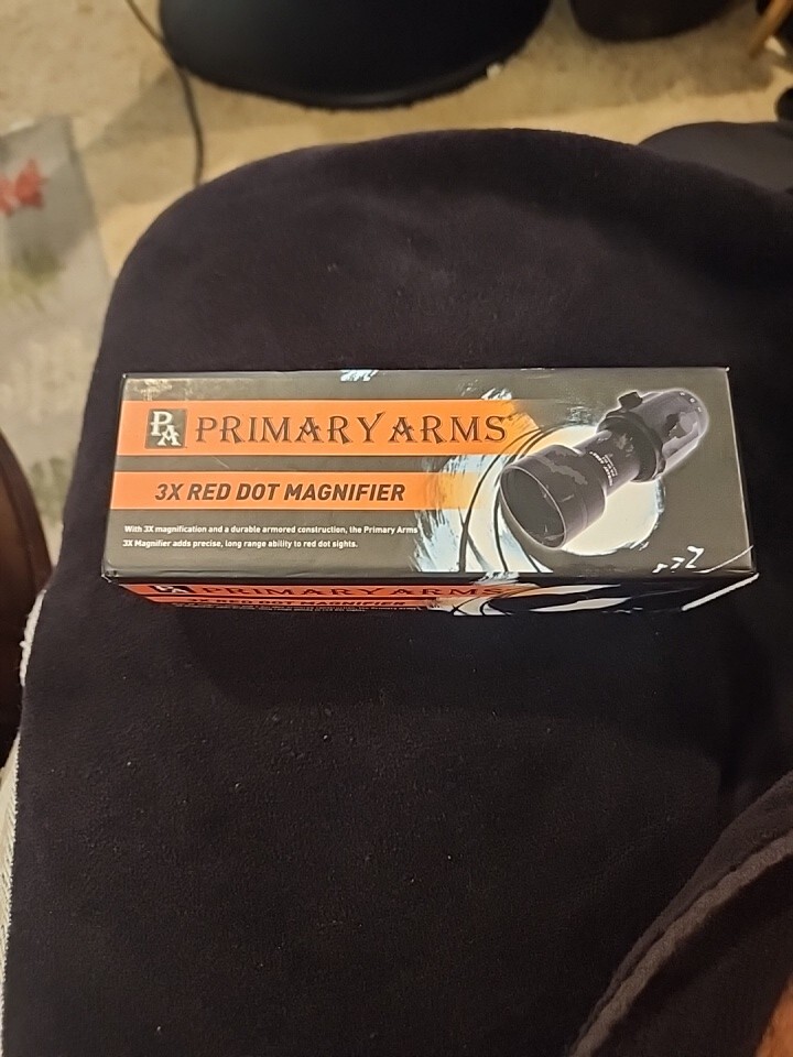 Primary Arms 3X Red Dot Magnifier New Black Nice