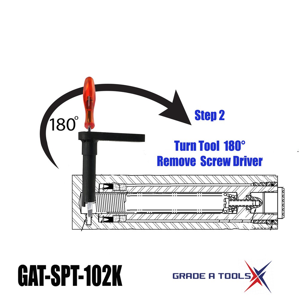 Replacement Enerpac RC102K seal kit - With Custom Return Spring Tool.