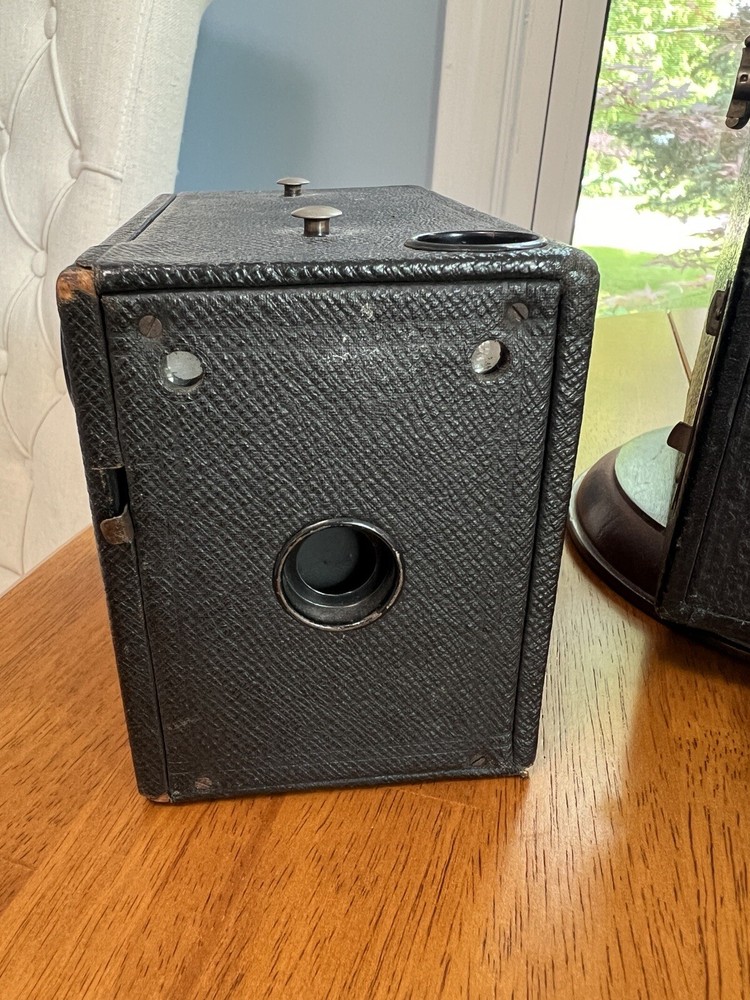 Two Vintage Box Cameras