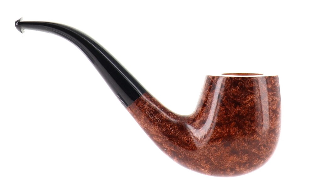 Pipe Castello COLLECTION OCCHIO DI PERNICE K brown smooth shape 65 bent billiard