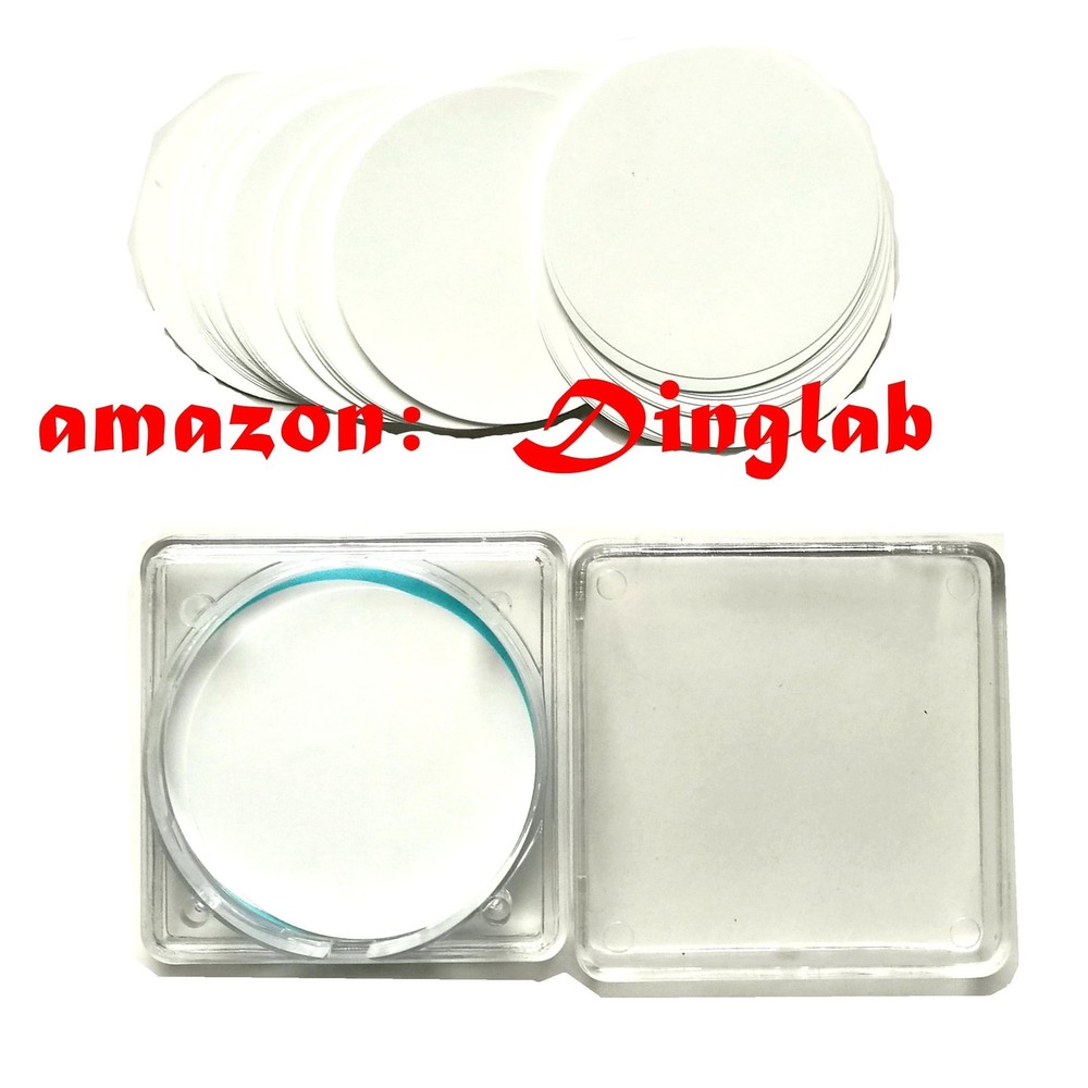 Dinglab,47mm,0.1 Micron,Lab PTFE Membrane Filter,Outer Diameter 47mm,50Pieces...