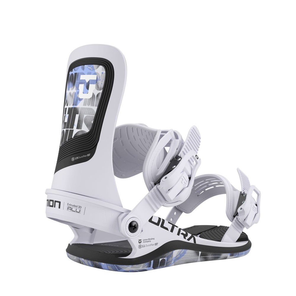 Union Ultra Women's Snowboard Bindings, Ice Grey, Medium MY26