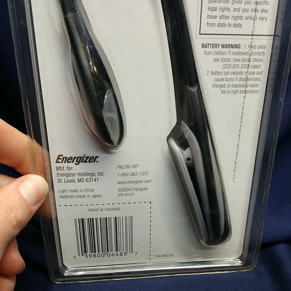 Energizer Clip Book Light - TRIM FLEX LED NIP