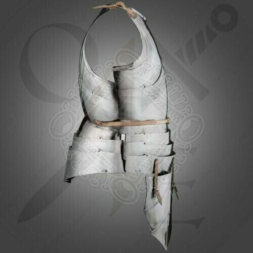Medieval Knight Cuirass Gothic Breastplate Front & Back with Tassets Armor
