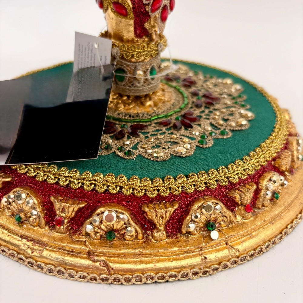 Katherine's Collection Christmas Castle Cake Plate Stand