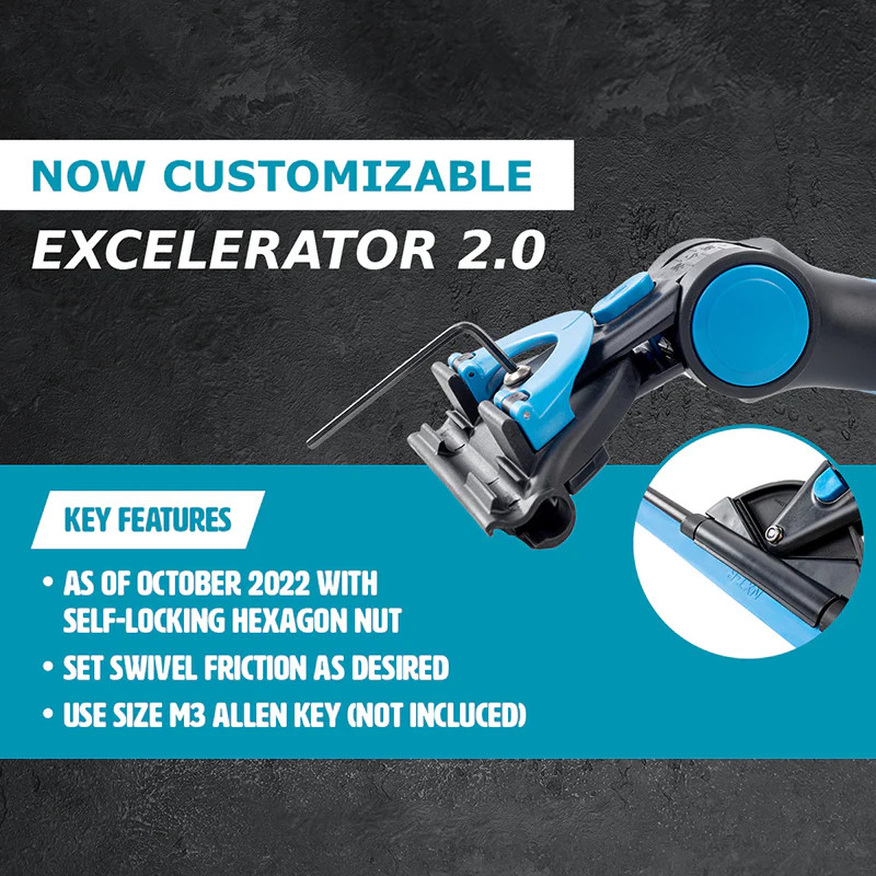 Moerman Excelerator 2.0 Swivel Squeegee Handle