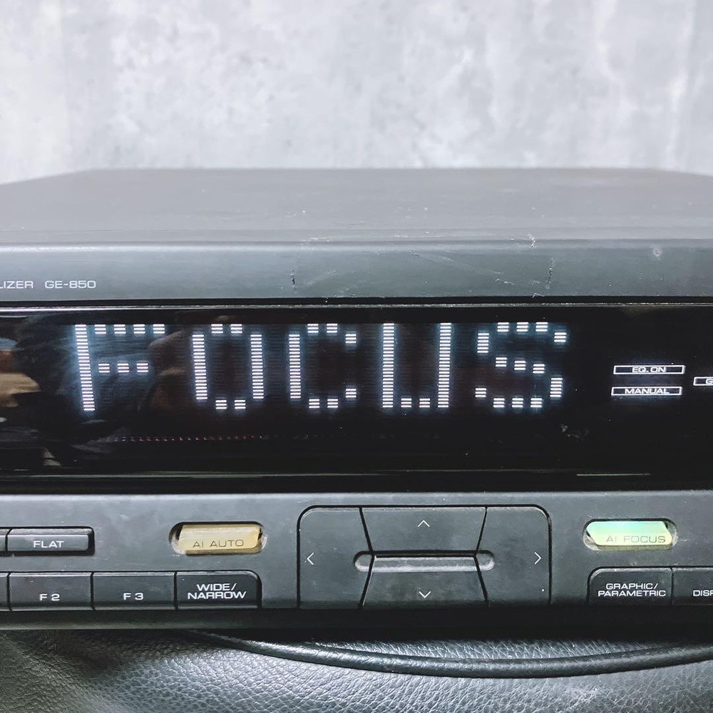 Kenwood GE-850 Graphic Equalizer Spectrum Analyzer Rare