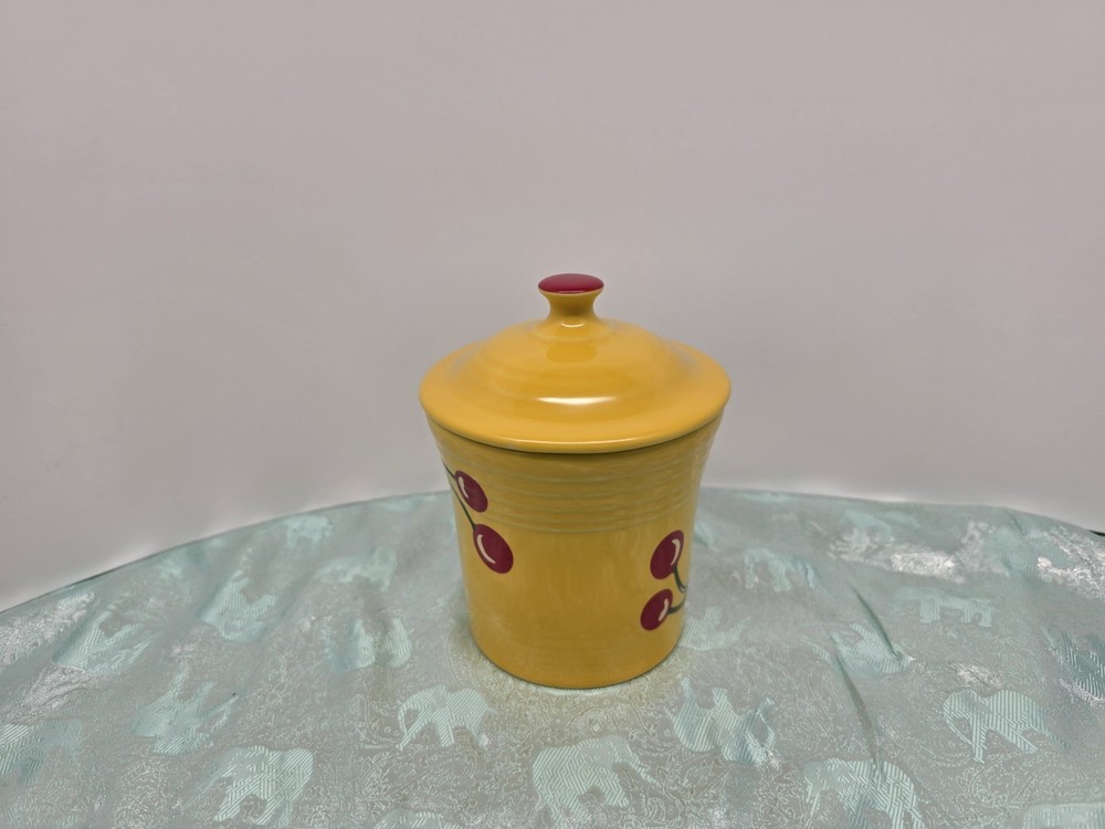 Fiestaware Exclusive Jam Jar Daffodil With Cherries