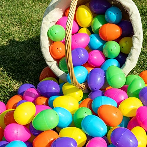 2000 Pcs Easter Eggs,2.4" Assorted Bright Colors Plastic Easter Eggs 2000 Pack