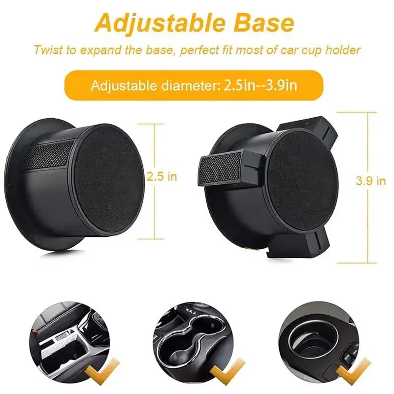 Upgraded Version Adjustable Car Cup Stand Car Holder Mount Cradle For Cell Phone