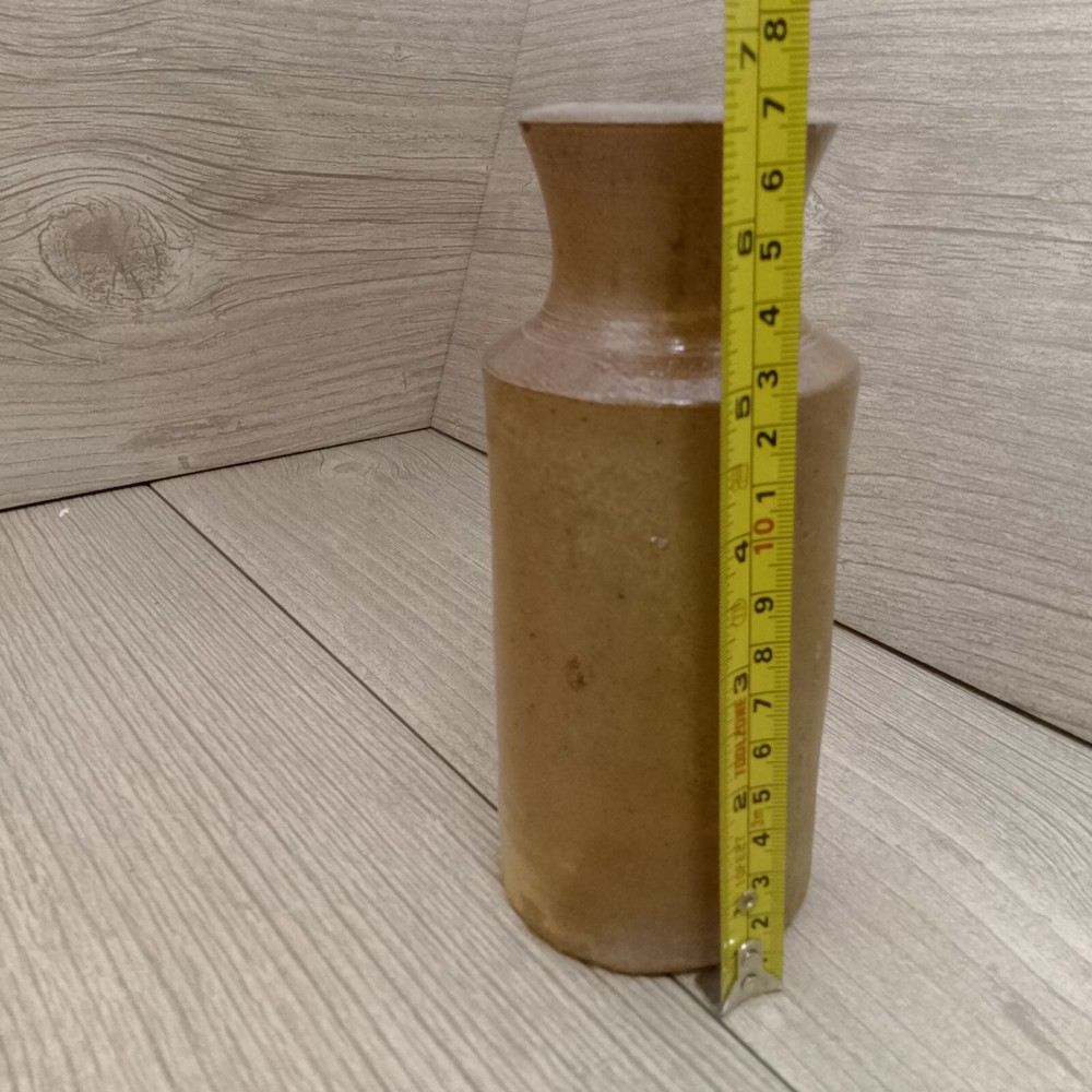 Blacking Bottle Salt Glazed Stoneware Ink 16cm Tall Vintage