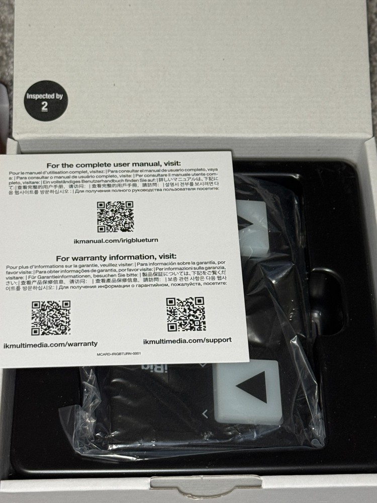 IK Multimedia iRig BlueTurn Bluetooth Page Turner For Iphone, Ipad, Mac, Android