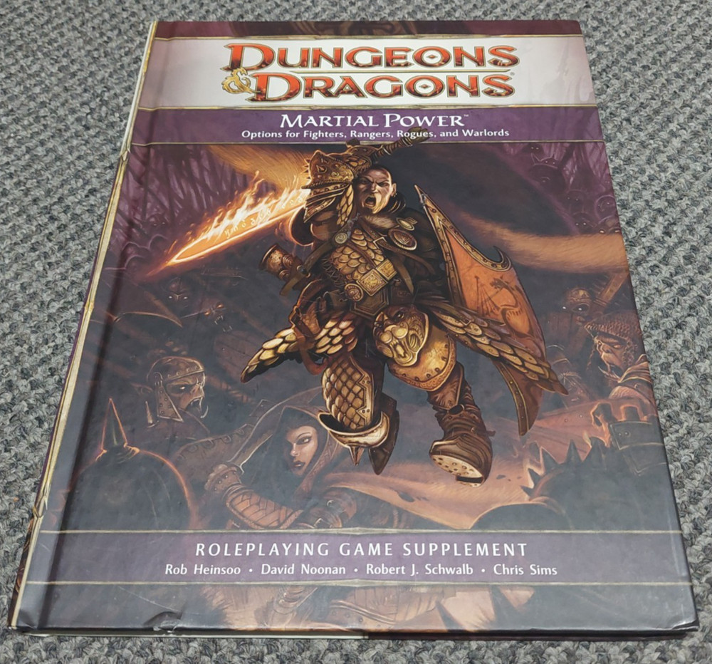 Martial Power - Dungeons & Dragons Roleplaying 4th Edition / 4E