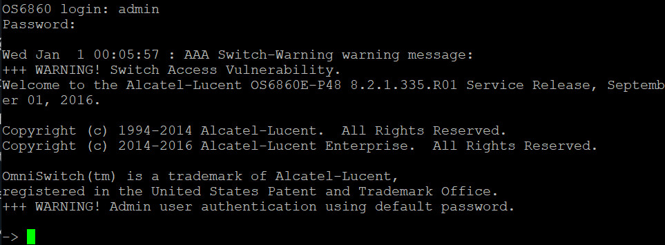 Alcatel-Lucent OmniSwitch OS6860E-P48 Multi gigabit stackable Switch