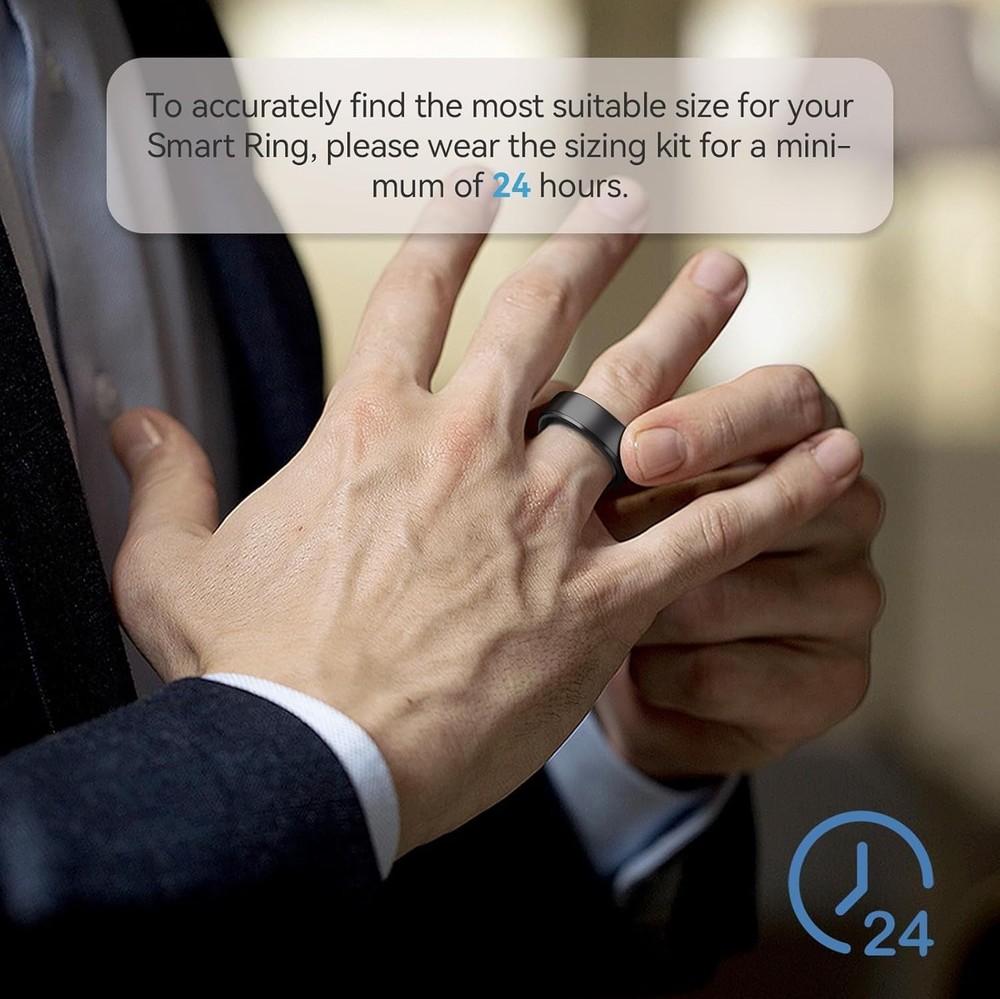 Smart Ring Sizing Kit - Discover Your Fit with 9 Sizes, Compatible with Ringconn