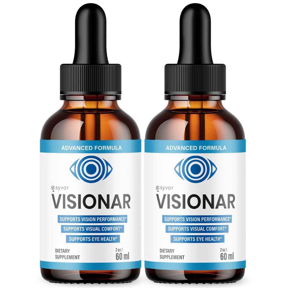 (2 Pack) Visionar Drops Enhance Vision, Support Healthy Eye Function 60 Servings