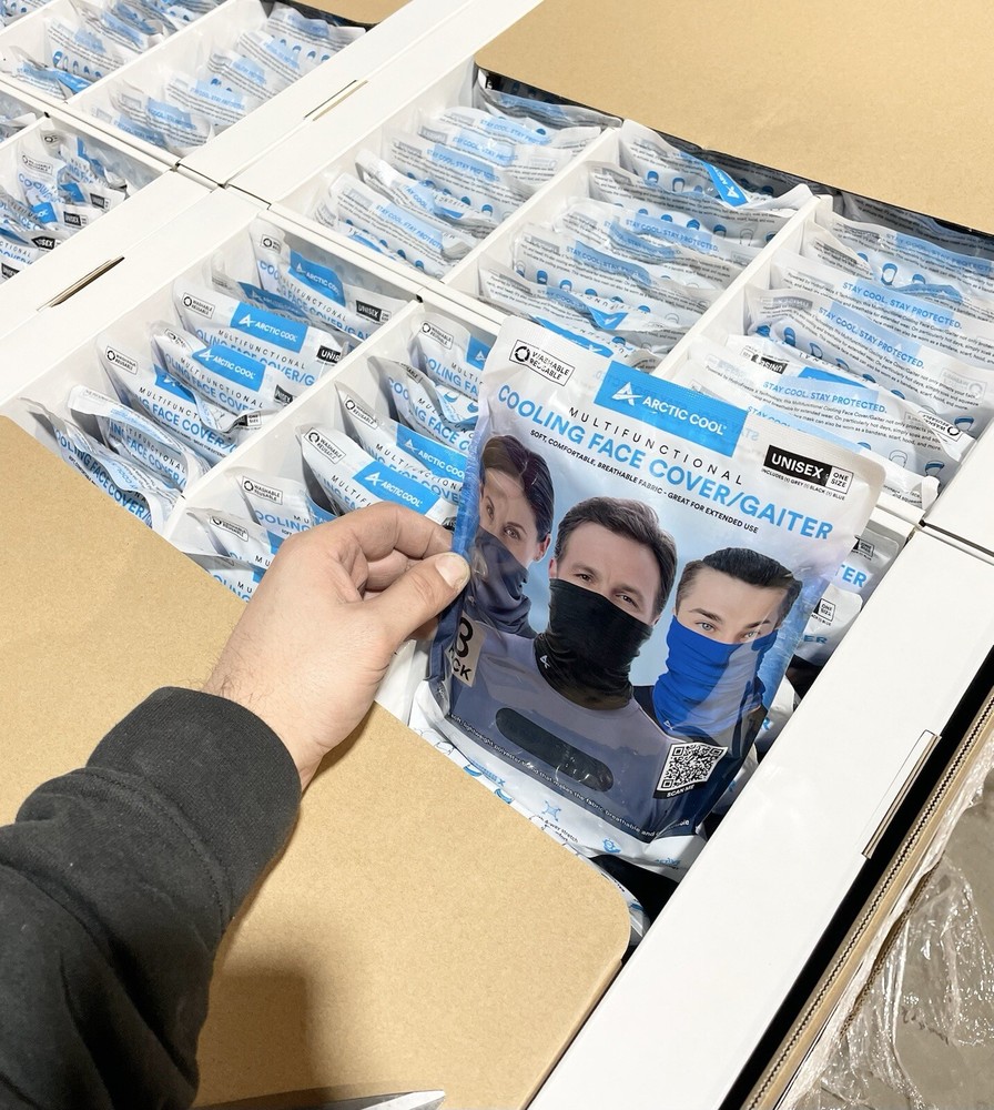 15 Total Face Covers - Arctic Cool Cooling Face Cover/Gaiter 3-pack