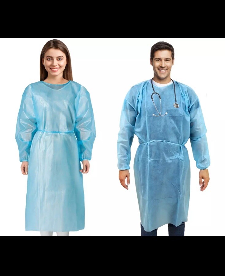 Isolation Gown *Pack Of 100*Blue