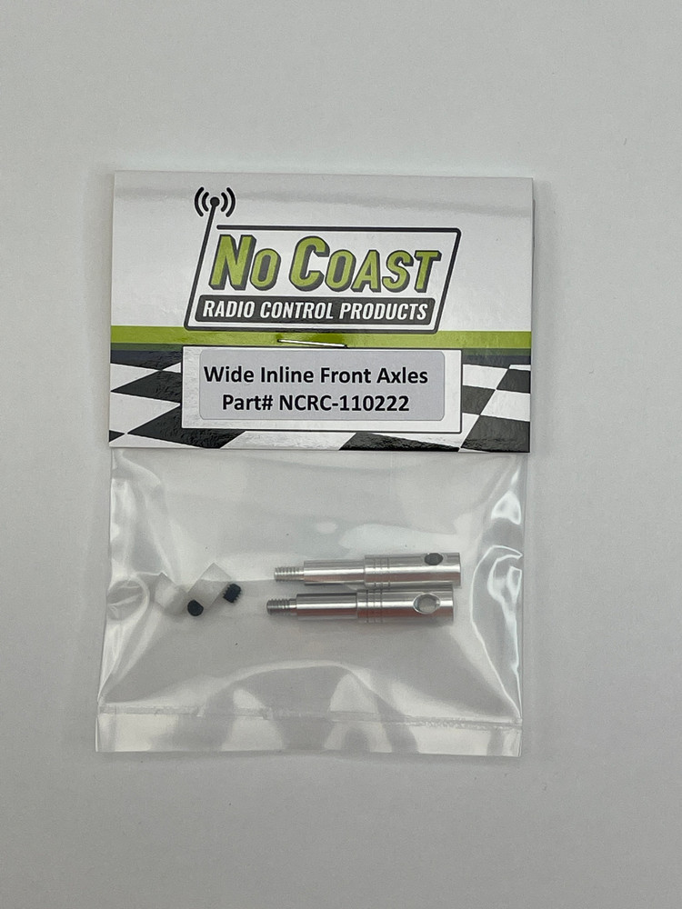 Team Associated RC10 7222 Wide Aluminum Front Inline Axles