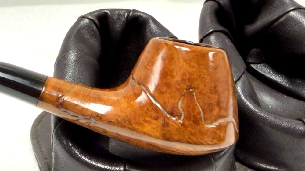 BARCLAY REX Smooth & Lightly Rusticated VOLCANO w Ebonite Saddle Stem ISRAEL