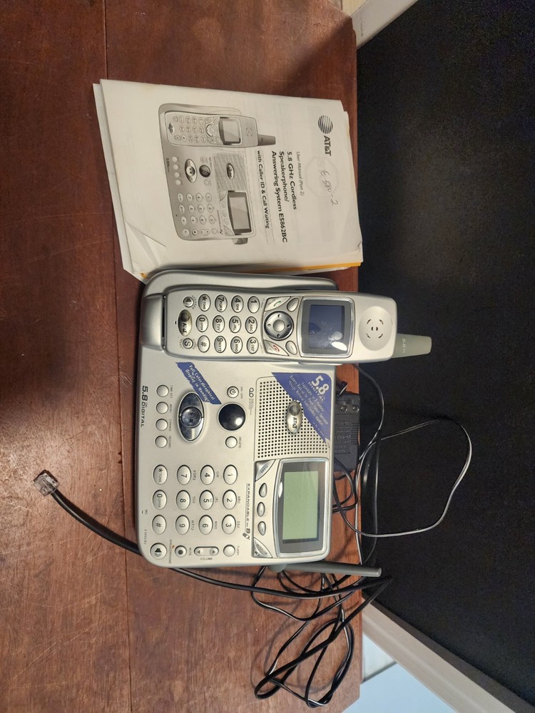 AT&T E5965C 5.8 GHZ MAIN BASE UNIT With Phone