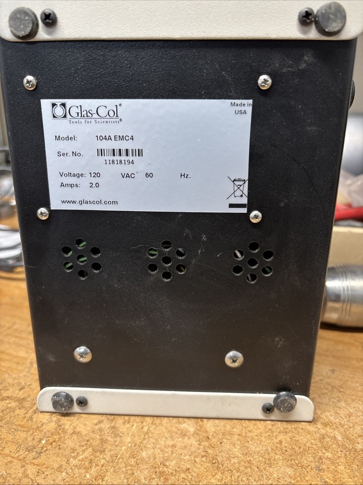 Glad-Col Stir Control 2 II Model 104A EMC4 120v Lab Laboratory Controller