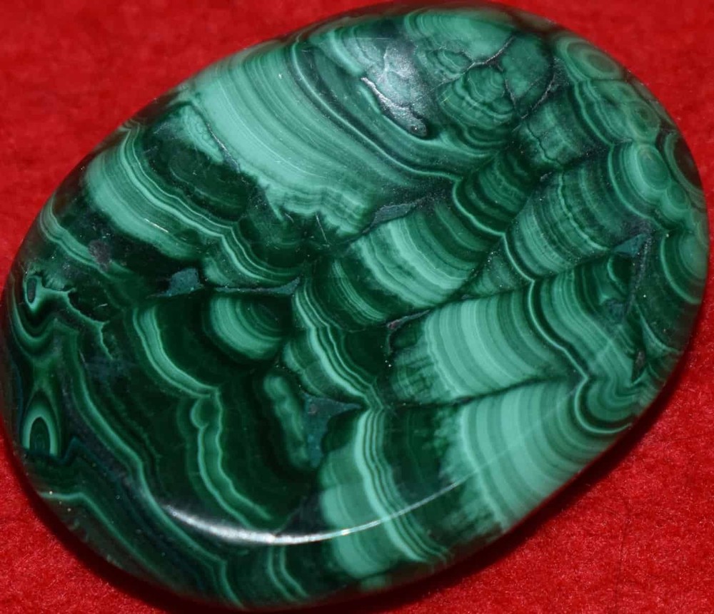Malachite Worry Stone #1