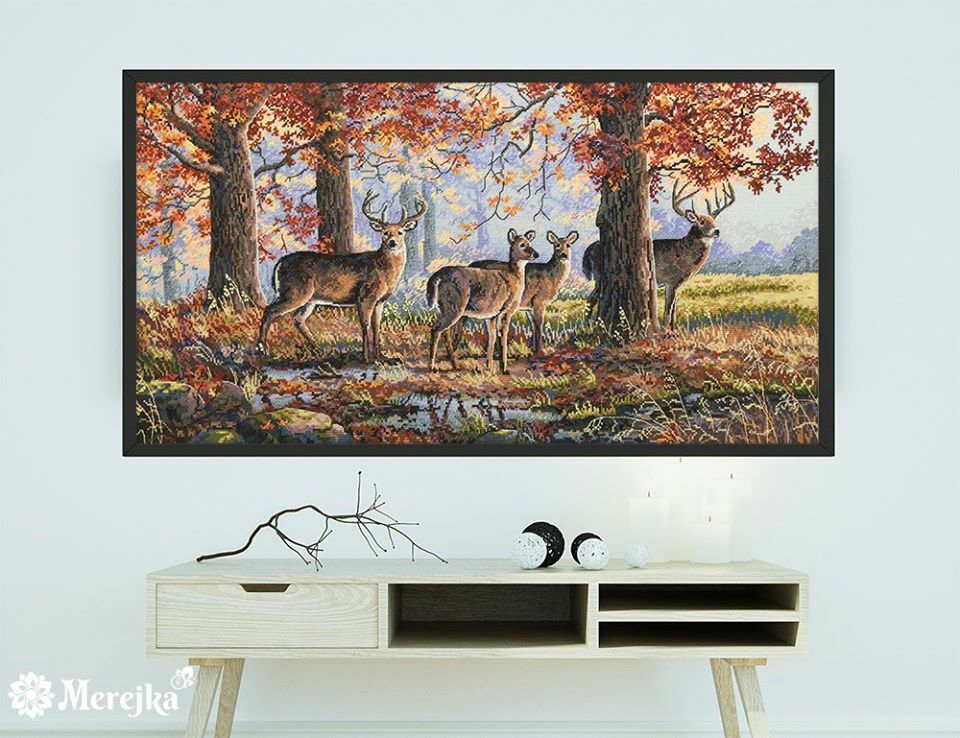 Merejka cross stitch Kit - Under the Oaks 168