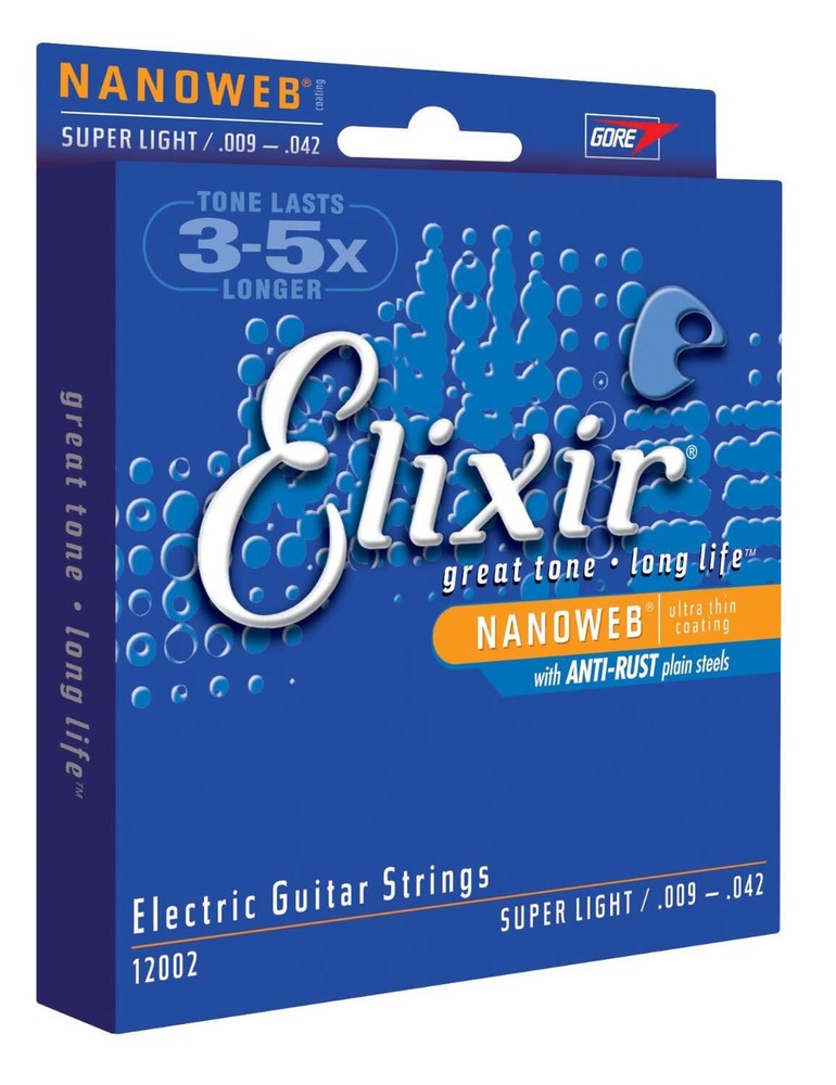 Elixir Super Light Electric Strings (9-42) (Nanoweb)