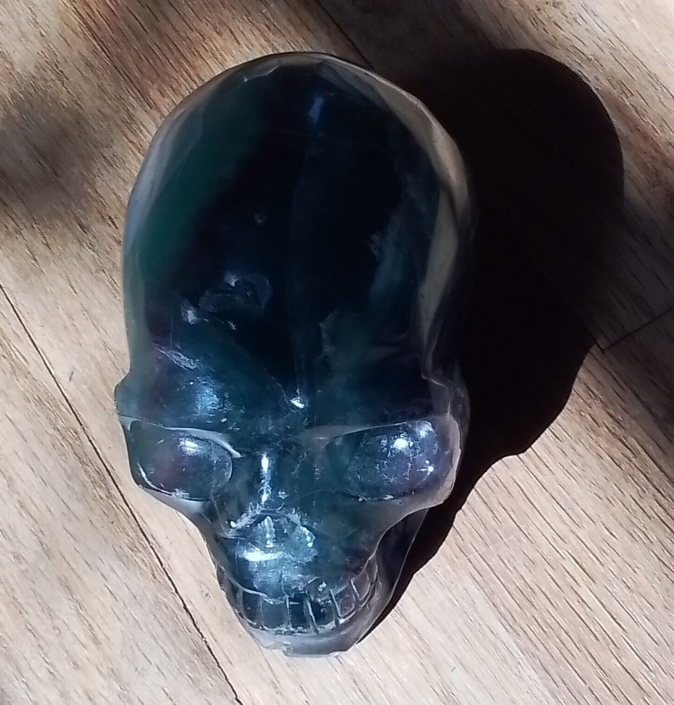 CRYSTAL SKULL Labradorite 4"
