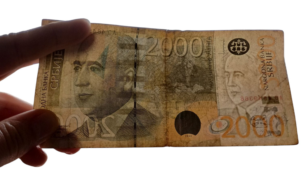 Serbian Dinar Paper Bills.  Different increments available.  Good Condition.