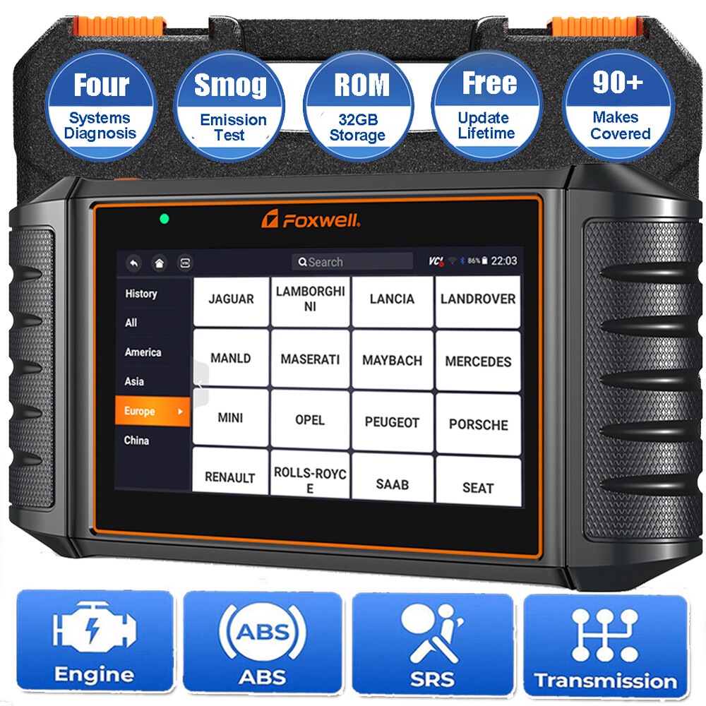 FOXWELL NT706 Car OBD2 Scanner Diagnostic Scan Tool ABS SRS Engine Transmission