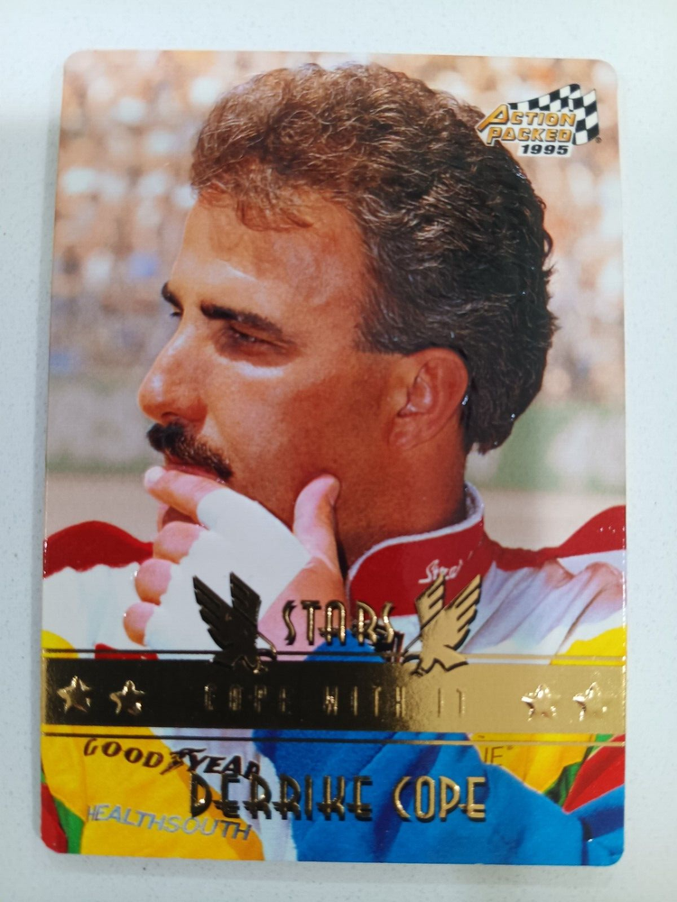 DERRIKE COPE MANE'N TALE 1995 ACTION PACKED NASCAR CARD #67