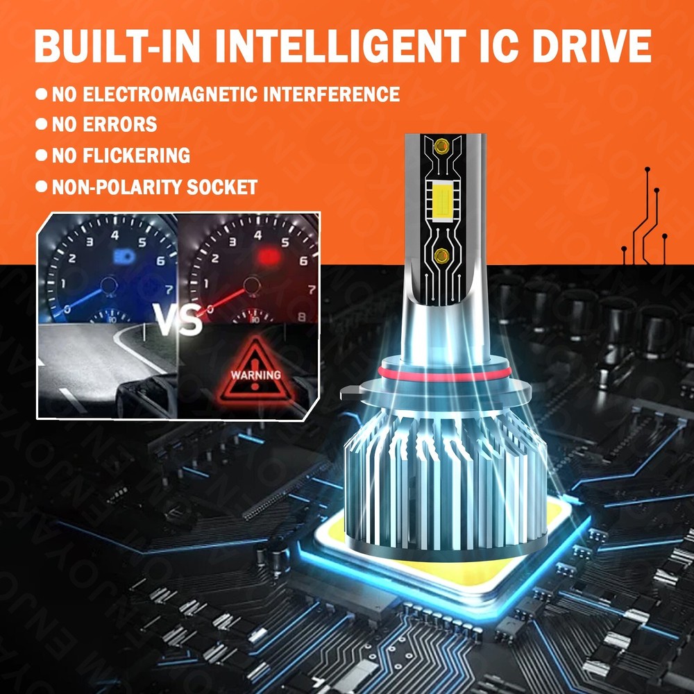 For Chevy Silverado 1500 2500 HD 2003-2006 Combo LED Headlight+ Fog Light Bulbs