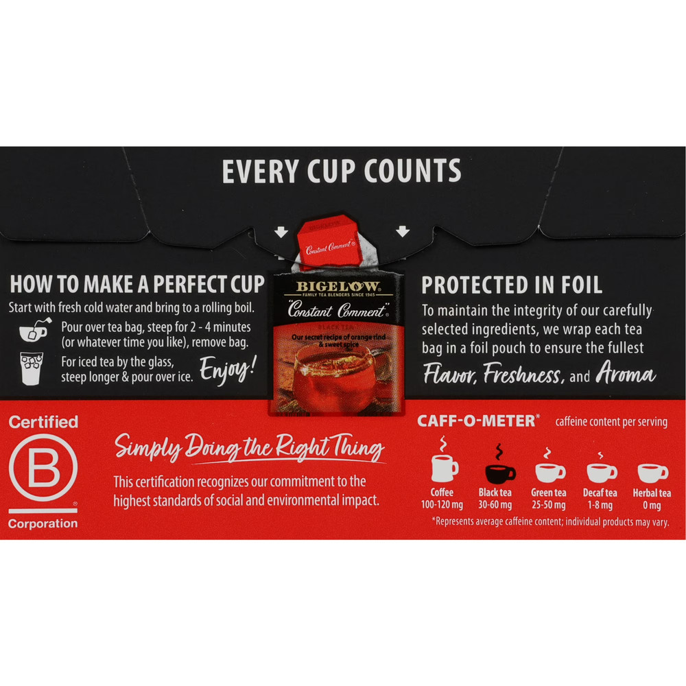 Bigelow Constant Comment Tea Bags, 20 Ct