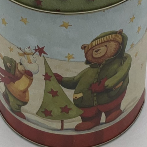 Christmas Cookie Candy Tin