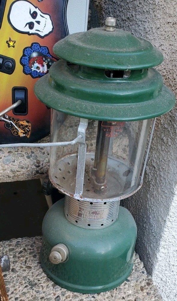 Vintage Coleman Lantern, Model 220F,  5/ 68, Untested Pyrex Glass