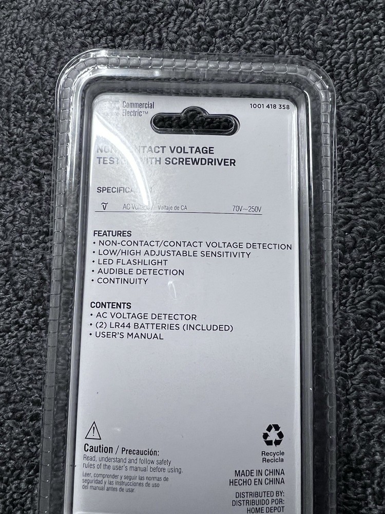 Comercial Electic Voltage Tester