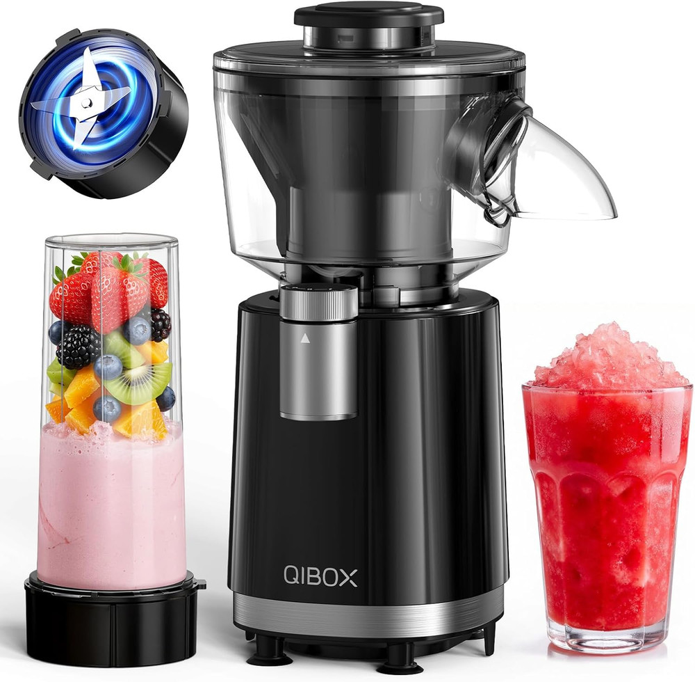 Dual Snow Cone & Smoothie Maker - 700W Shaved Ice Machine