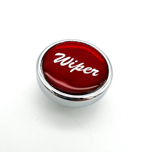 Gloss Red "Wiper" Dash Knob For Peterbilt Kenworth Freightliner